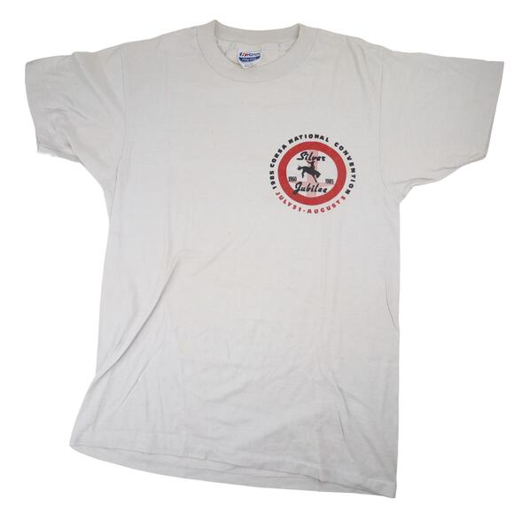 Vintage Corsa Chevrolet Corvair Owner Club 1985 Jubilee T Shirt - Picture 1 of 10